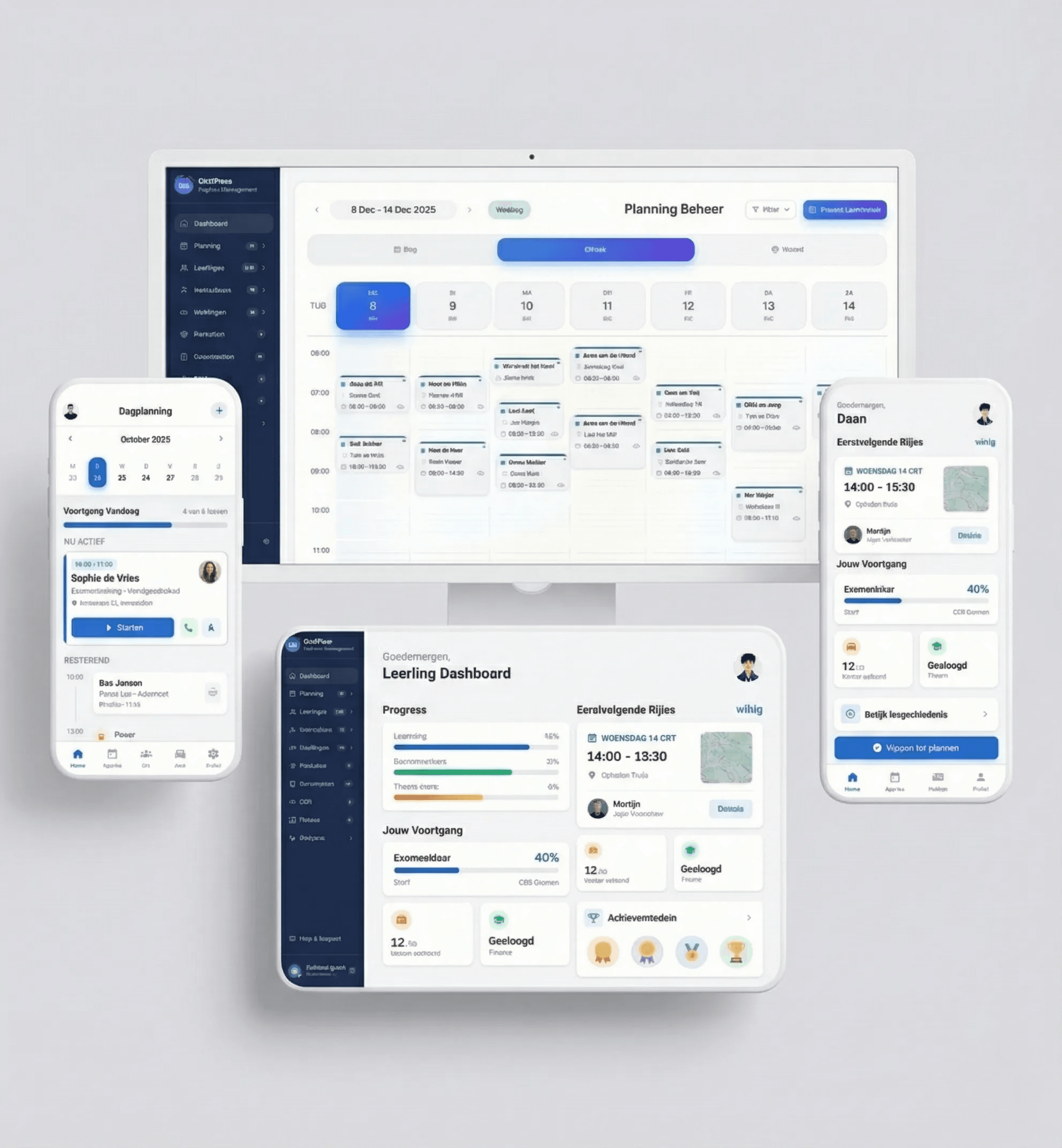 Multi-device platform dashboard