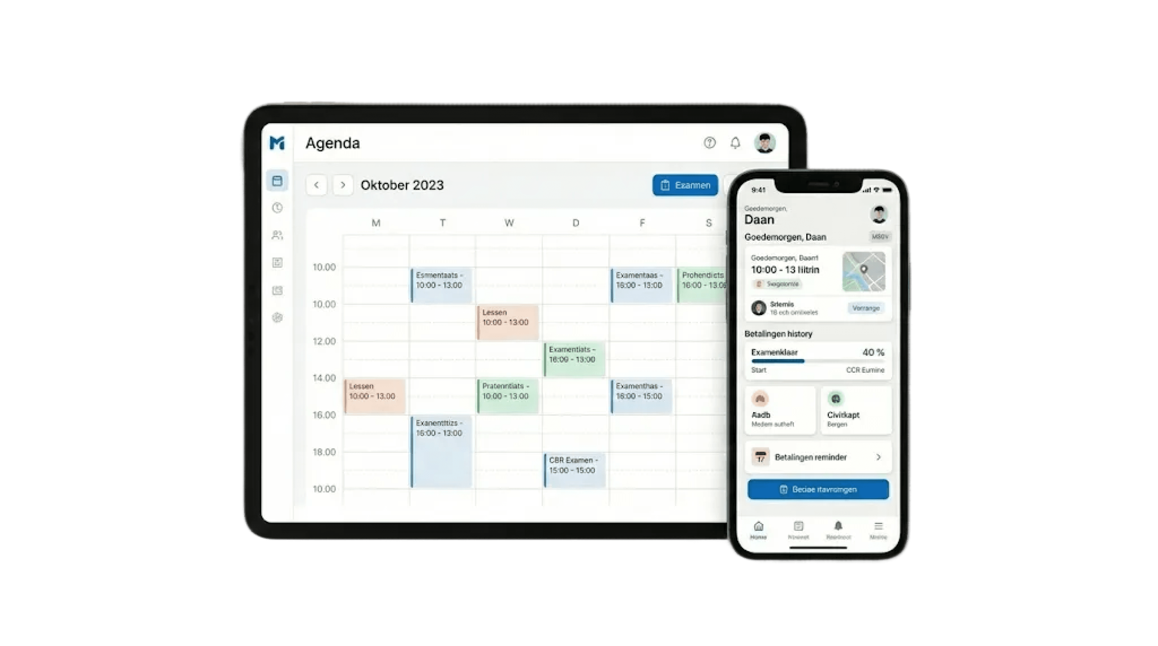 Apps voor instructeurs & leerlingen
